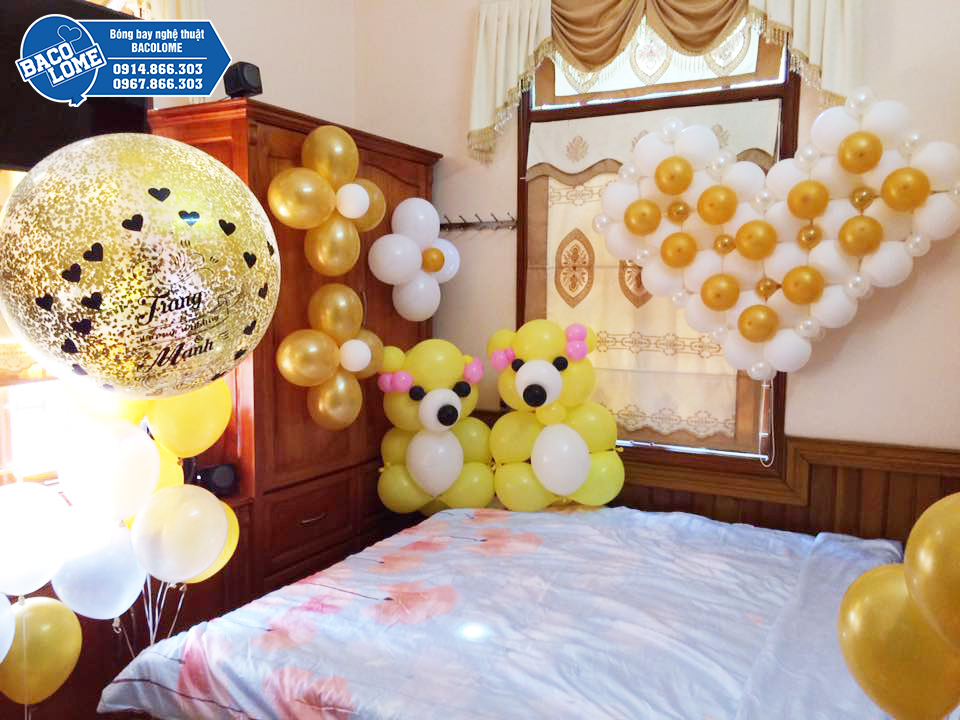 Trang trí phòng tân hôn lãng mạn